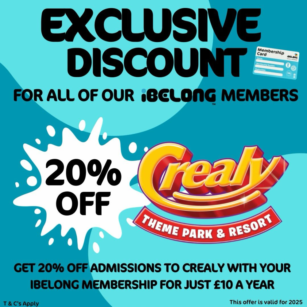 20% Off at Crealy with our iBelong Membership 20% Off at Crealy with our iBelong Membership